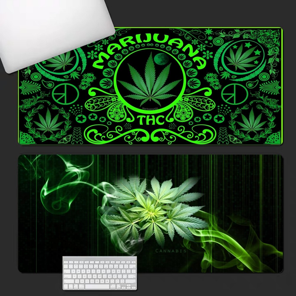 Weed Vaping Accessories - Funny Smoking Weed 420 Mousepad INS
