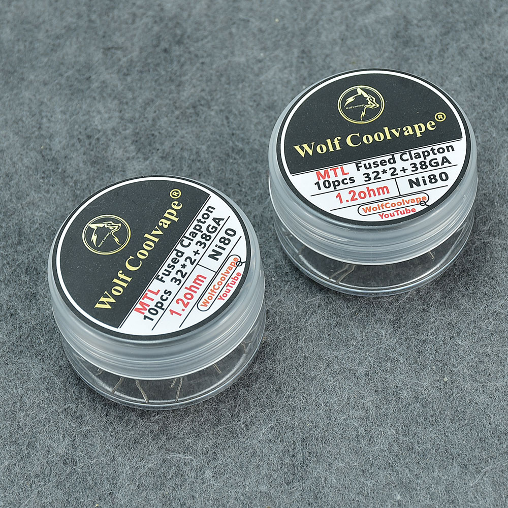 Clapton Wire Pre Built - wolfcoolvape Pre-Built Heating Wire Vape Coil