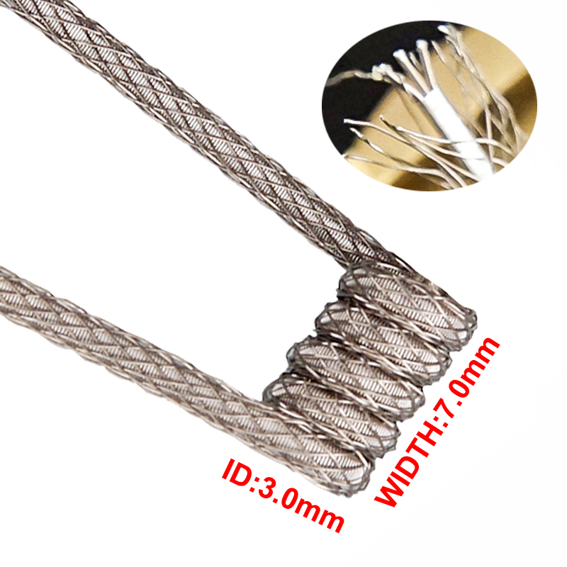 Clapton Wire Pre Built - NI80 RAGING FIRE Coil for Nichrome
