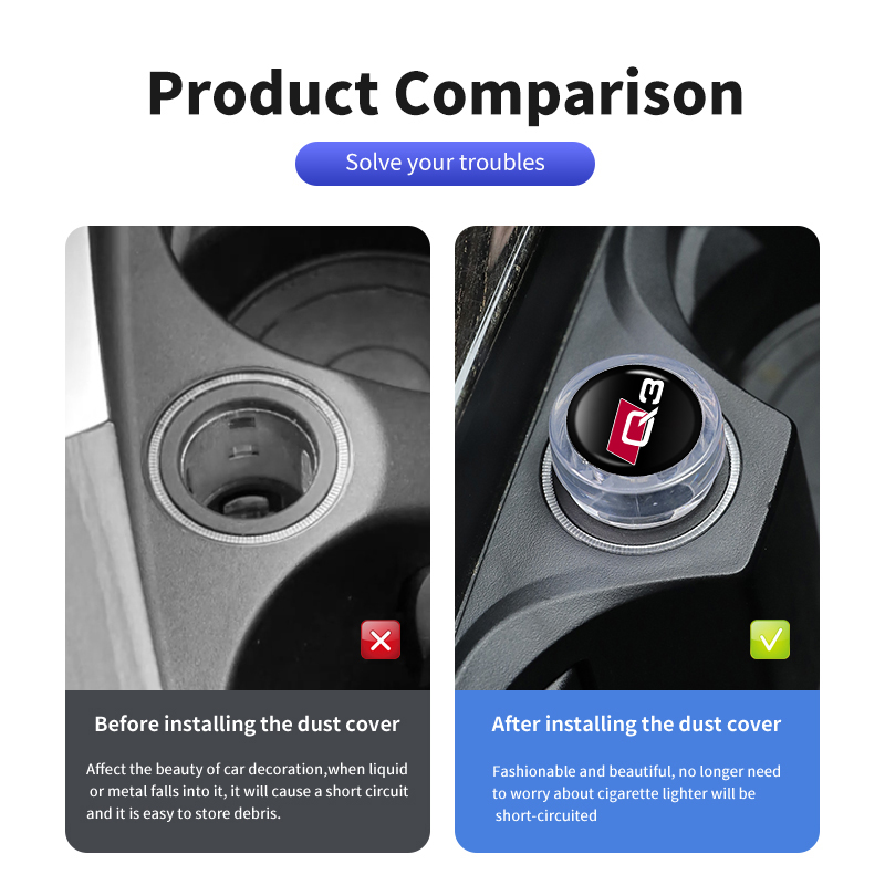For Audi Car Cigarette Lighter - Vape Decoration review and price