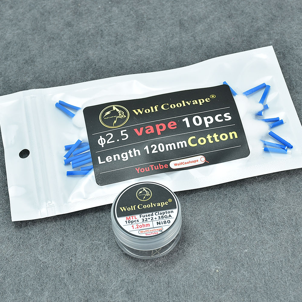 wolfcoolvape Pre-Built Heating - Clapton Wire Pre Built review and price